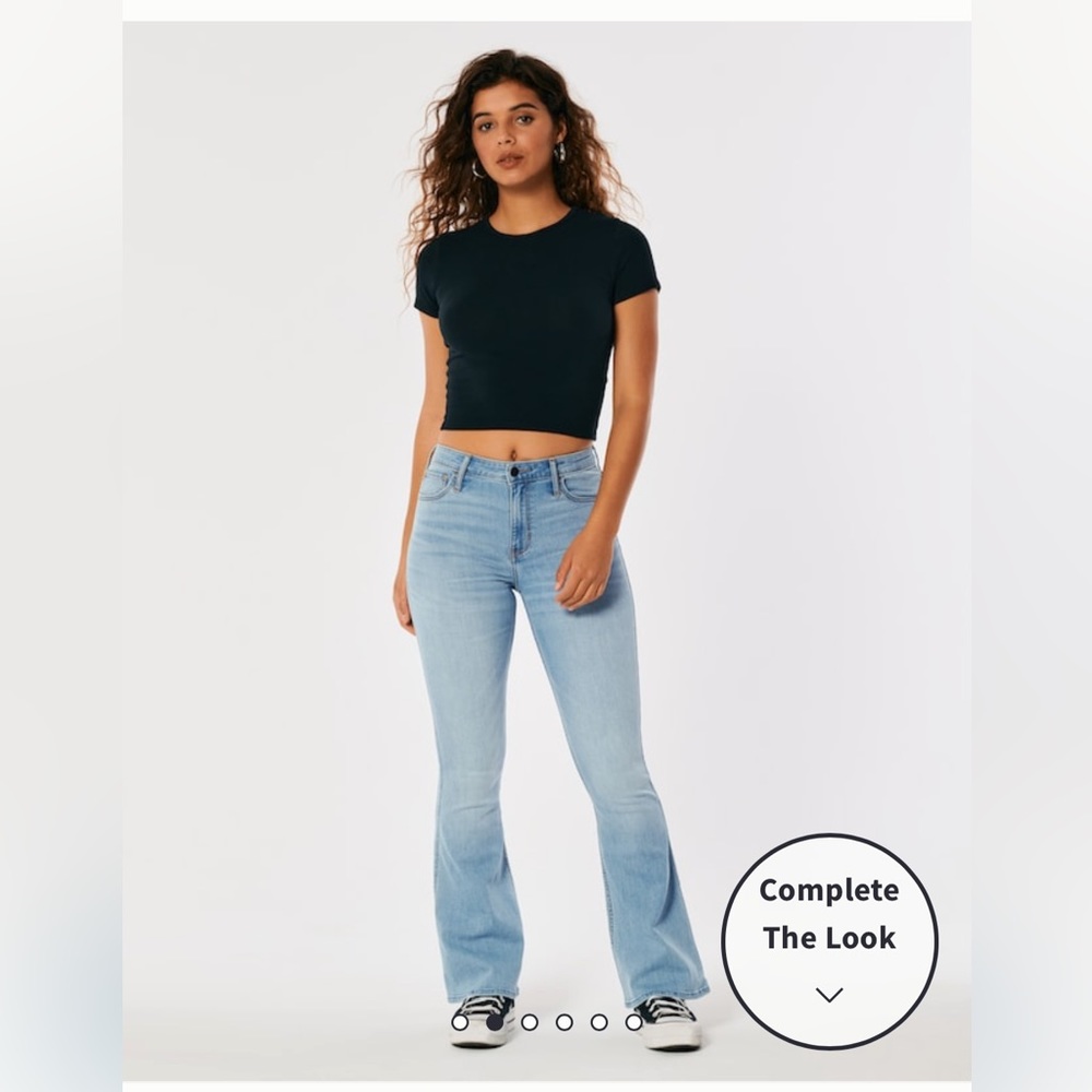 ❤️‍🔥Hollister High-rise Flare Jeans